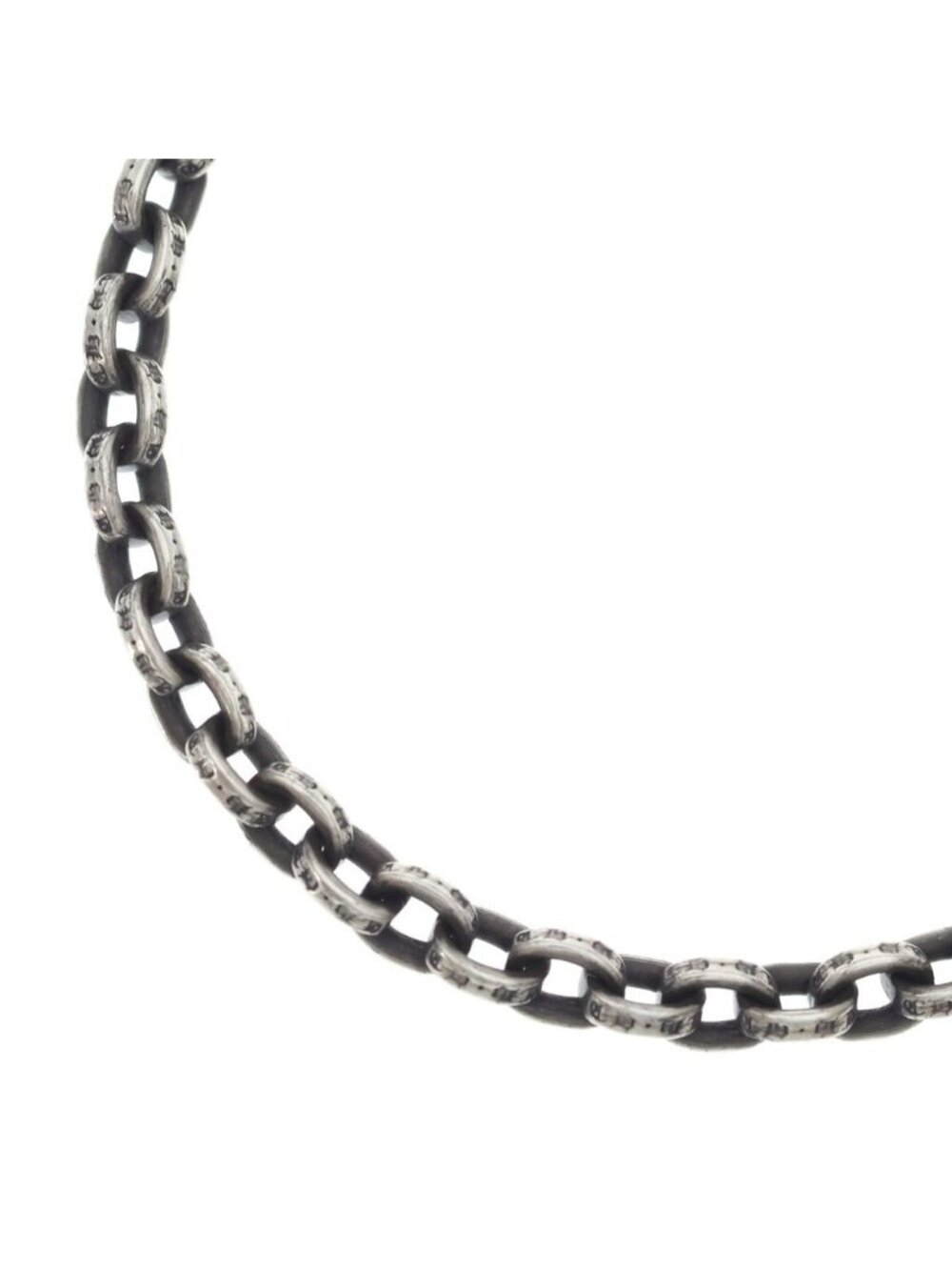 Chrome Hearts Paper Chain 22 Necklace Silver